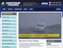 Tablet Screenshot of contourtraining.com